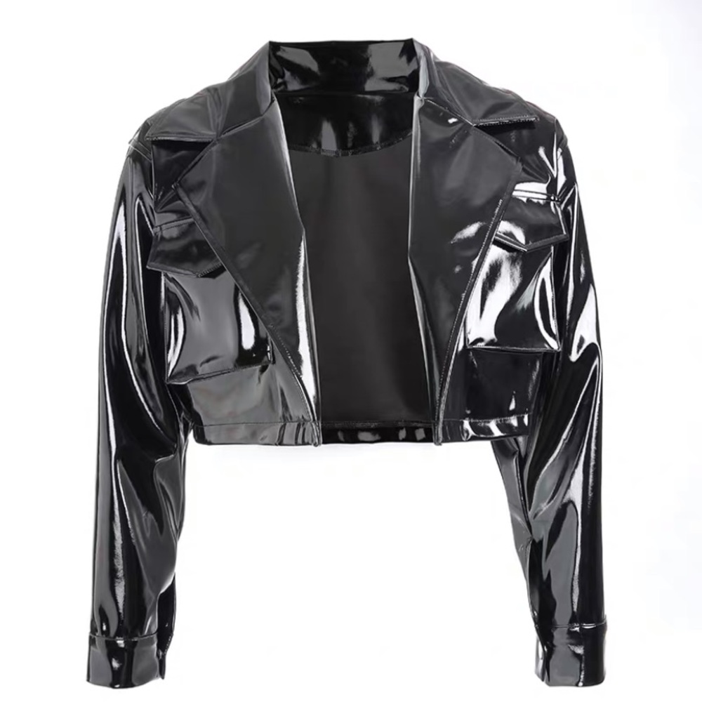 Glossy pvc jacket